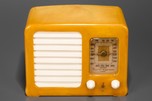 Emerson BM258 Big Miracle Catalin Radio in Yellow w/ Ivory